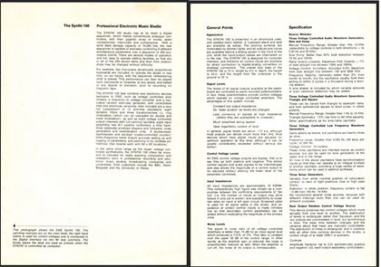Ems-Original Synthi 100 brochure